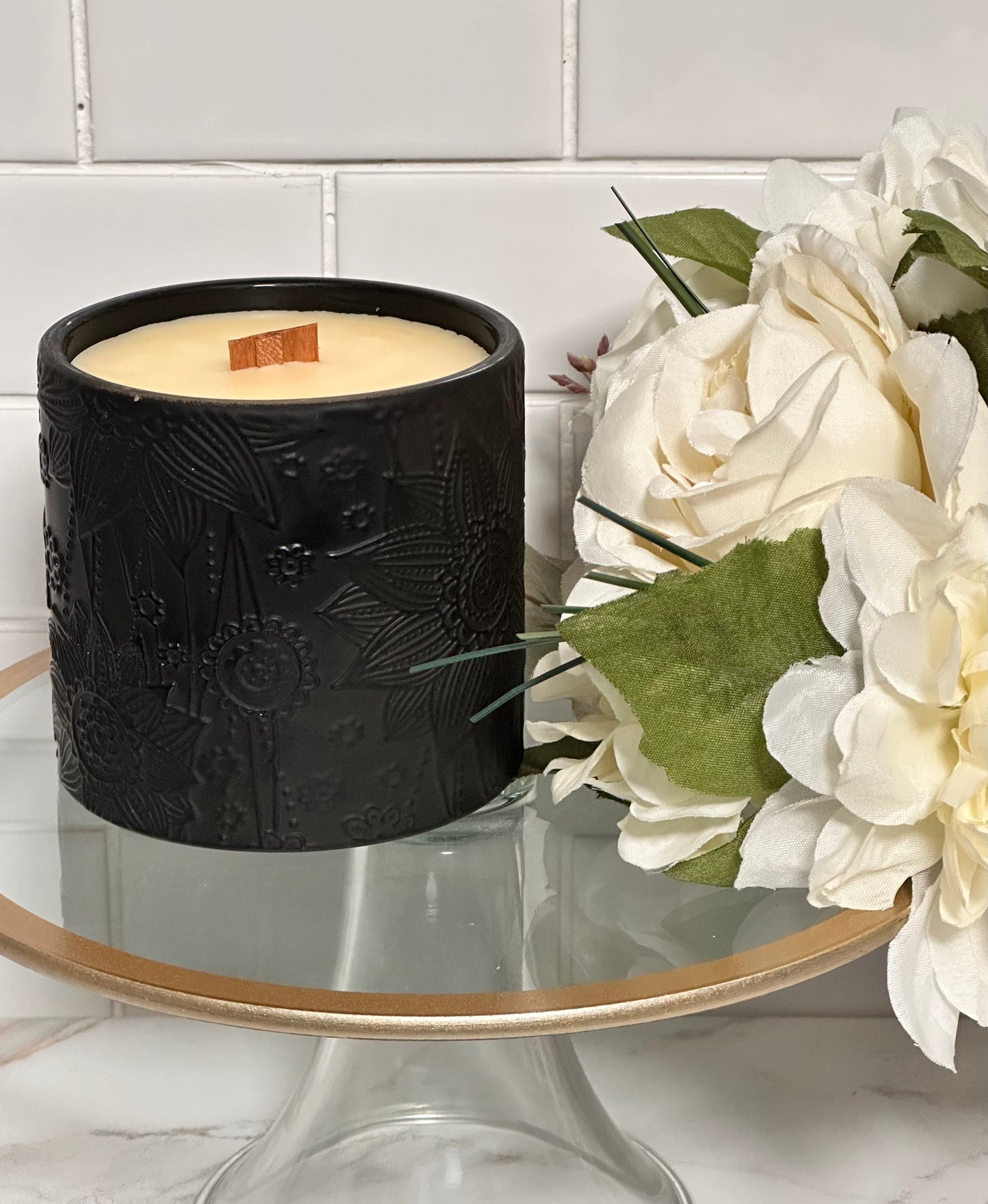 Massage Oil Candle - Matte Black