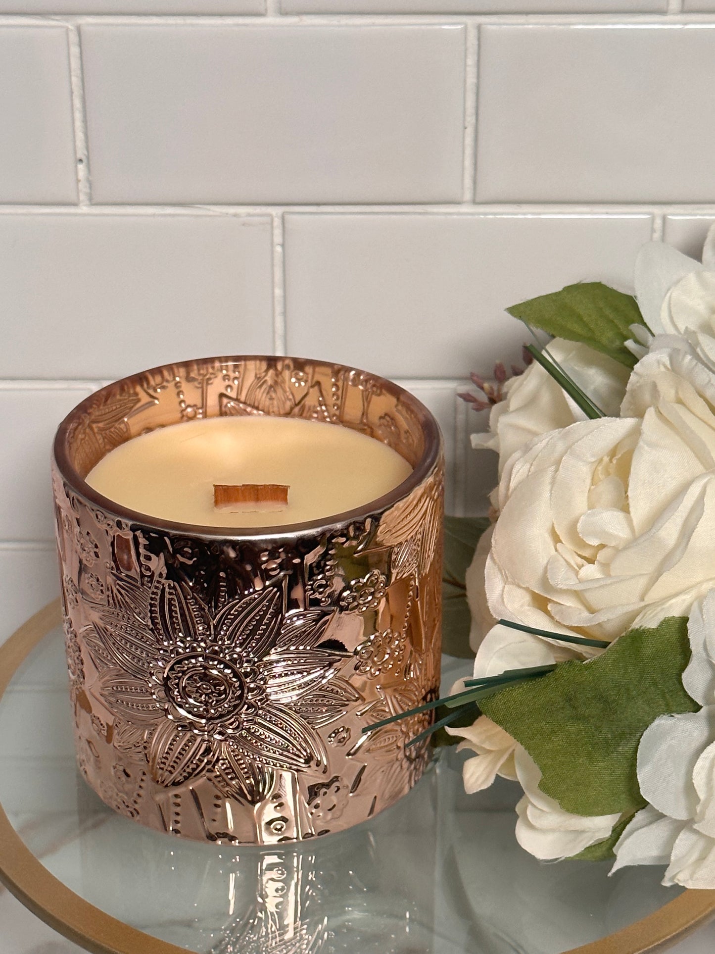 Massage Oil Candle - Rose Gold