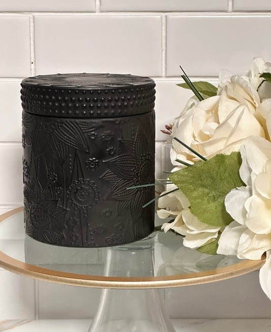 Massage Oil Candle - Matte Black